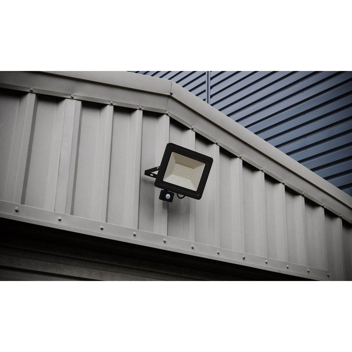 Sealey Extra Slim Floodlight with PIR Sensor 50W SMD LED