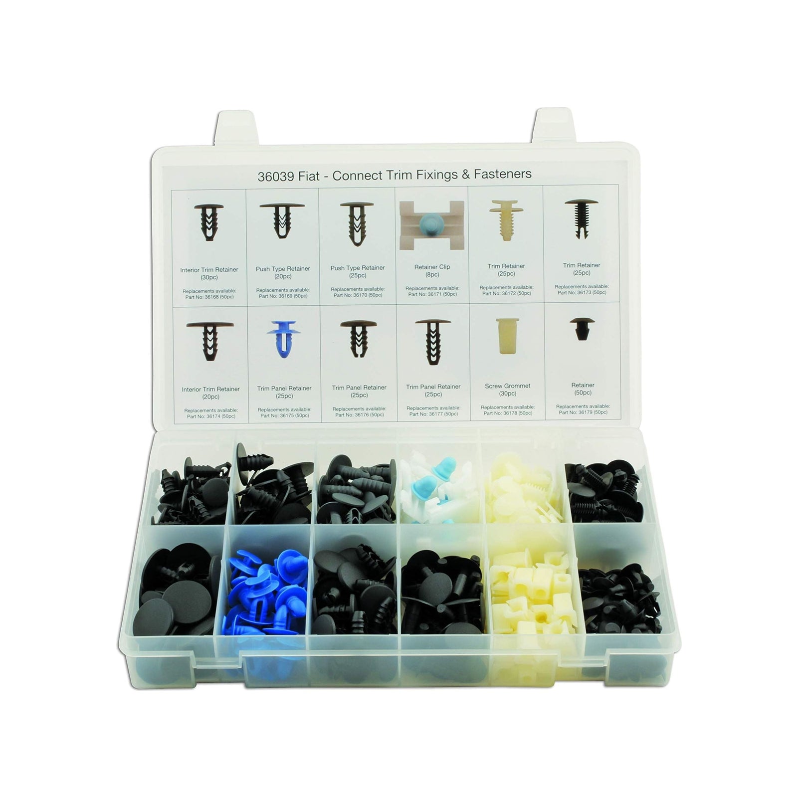 Connect Fiat Assorted Trim Clips 308pc 36039