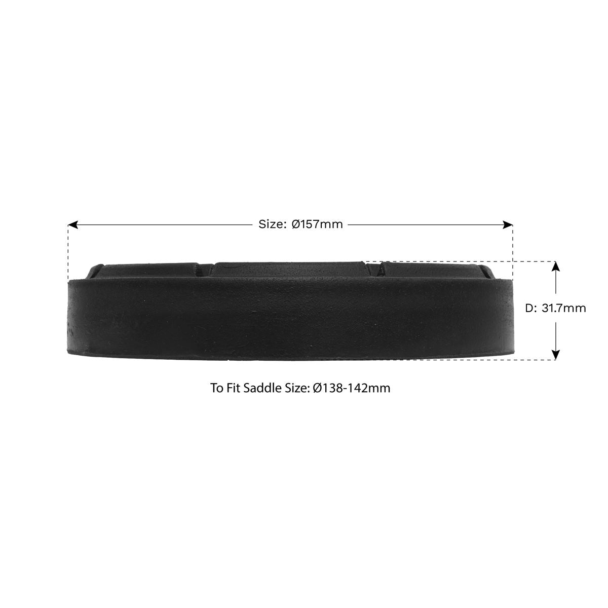 Sealey Safety Rubber Jack Pad Type A JP07