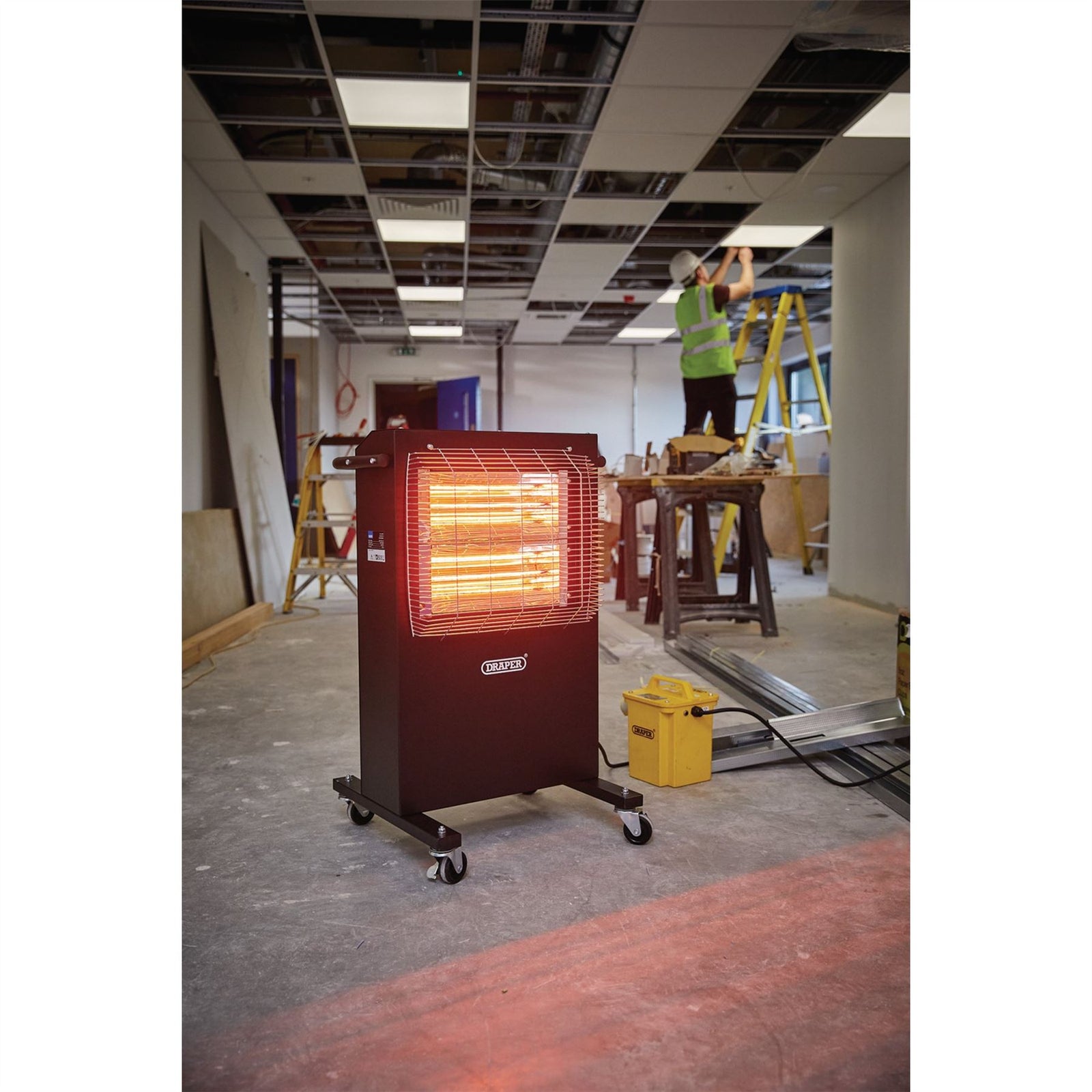Draper 110V Infrared Cabinet Heater, 2.4kW, 8188 BTU 04746