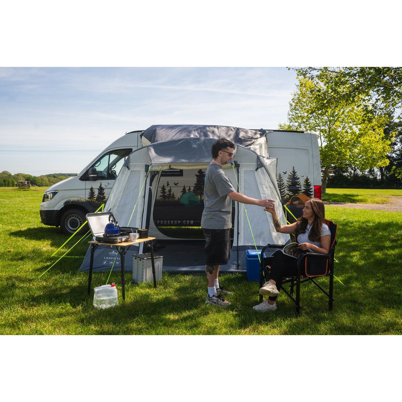 Olpro Loopo Breeze XL v2 Motorhome Awning ( Grey)
