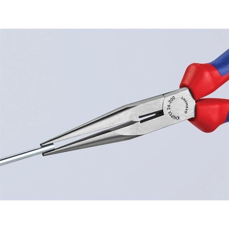Knipex Snipe Nose Side Cutting Pliers (Stork Beak) Multi-Component Grip 200mm (8in)