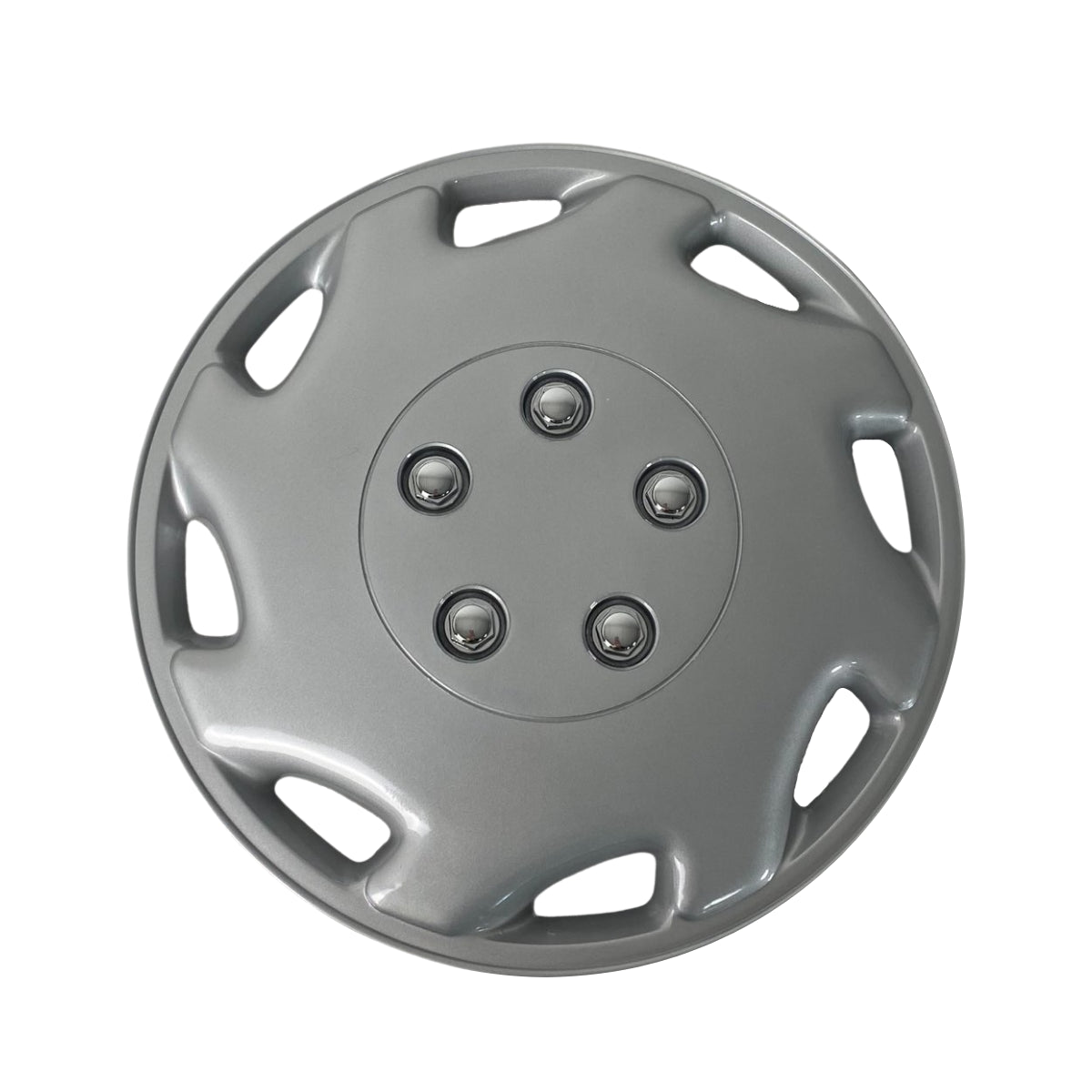 Milenco Silver Wheel Trims - 14" - Explorer 2008 Onwards - Caravan Steel Wheels - Set of 4 (440S)