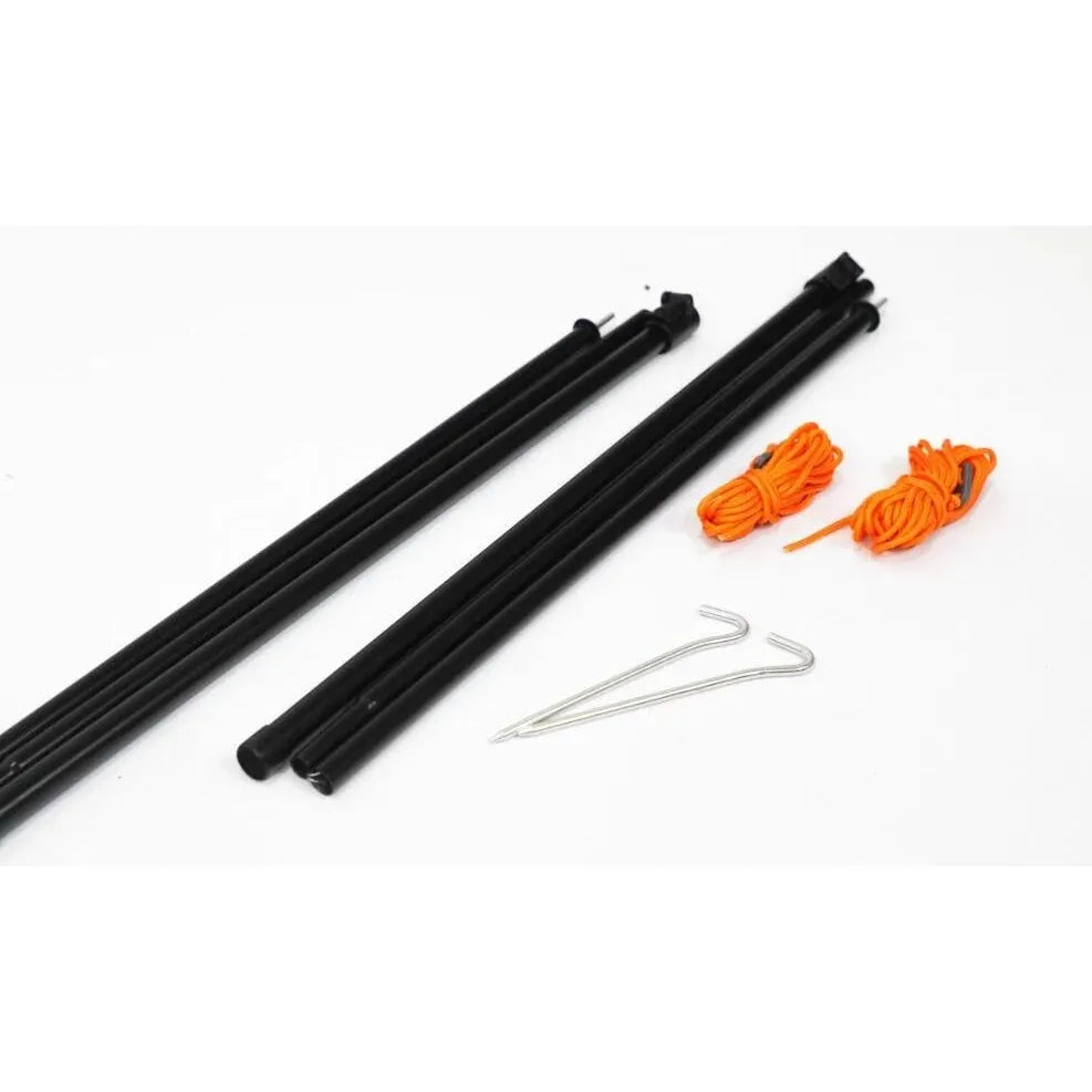 Vango Adjustable Steel King Poles 180-220cm - Black