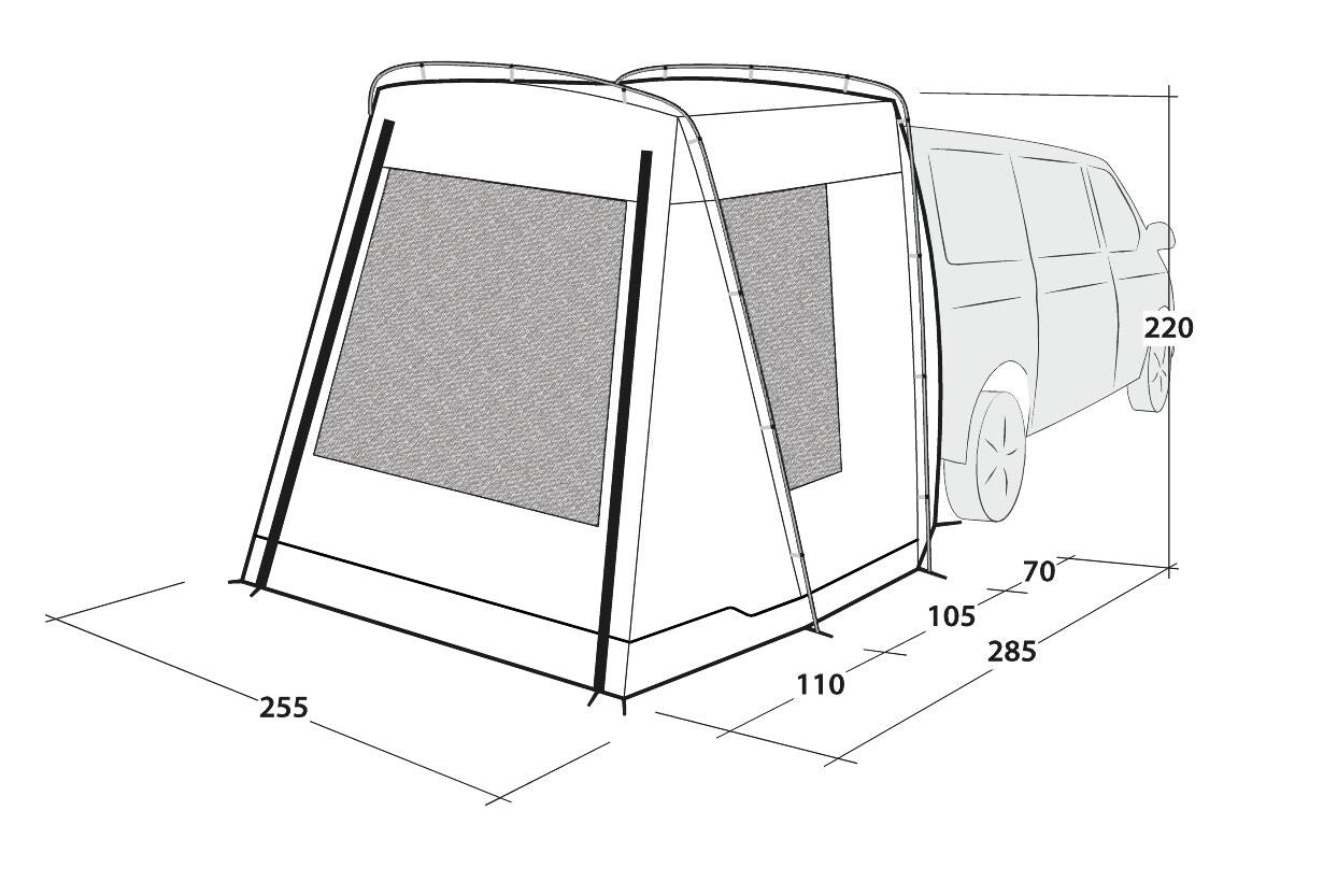 Outwell Dunecrest L Awning Green