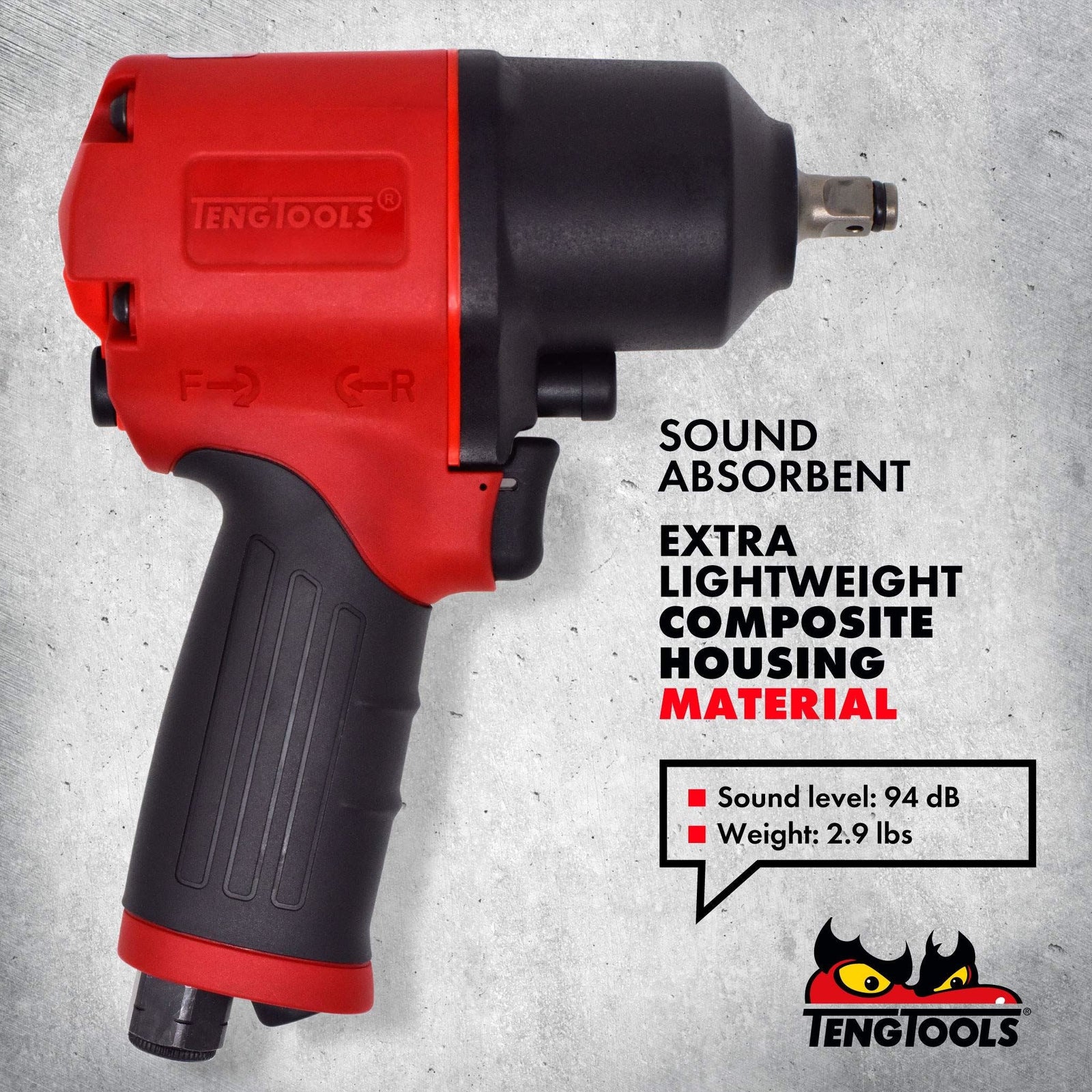 Teng Tools 3/8" Composite Air Impact Wrench