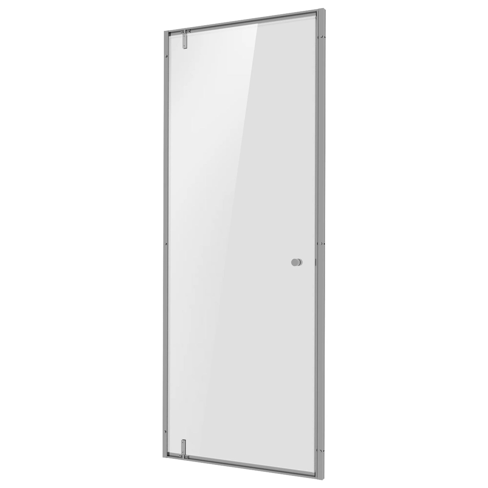 Baridi Hinged Shower Door 800 x 1850mm 6mm Tempered Glass