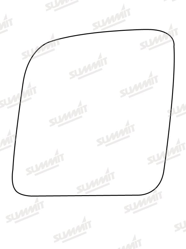 Summit Non-Heated Base Plate With Commercial Mirror Glass fits Ford Transit Connect LHS