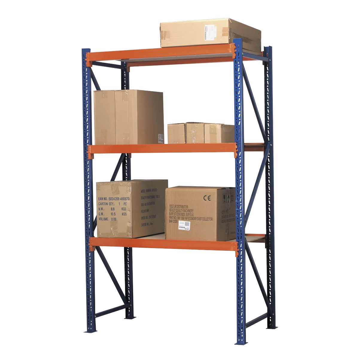 Sealey Heavy-Duty Shelving Unit 900kg Capacity 1150x600x2000mm