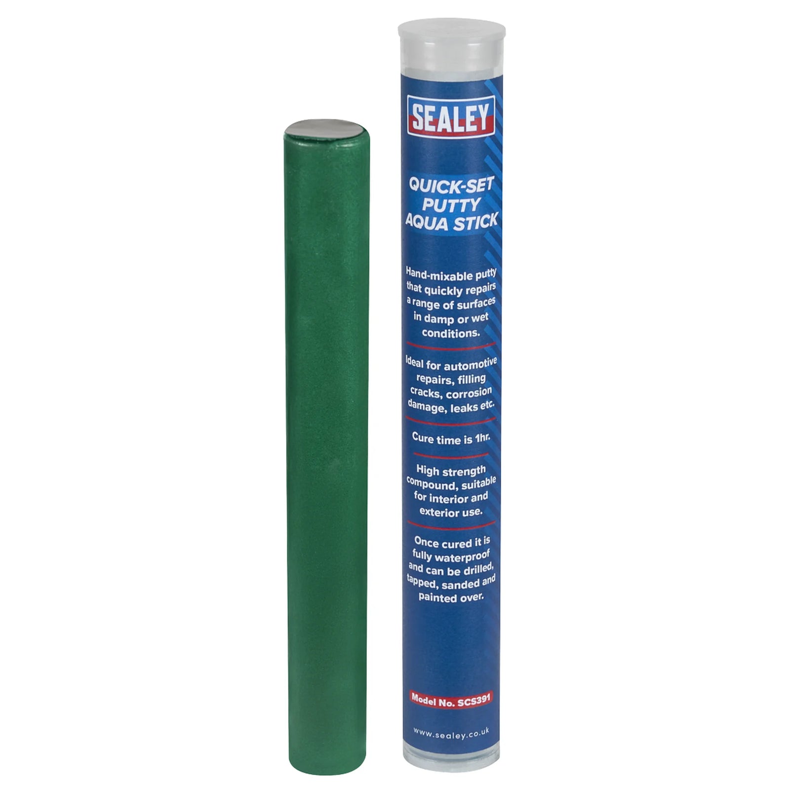 Sealey Quick-Set Putty Aqua Stick 114g SCS391