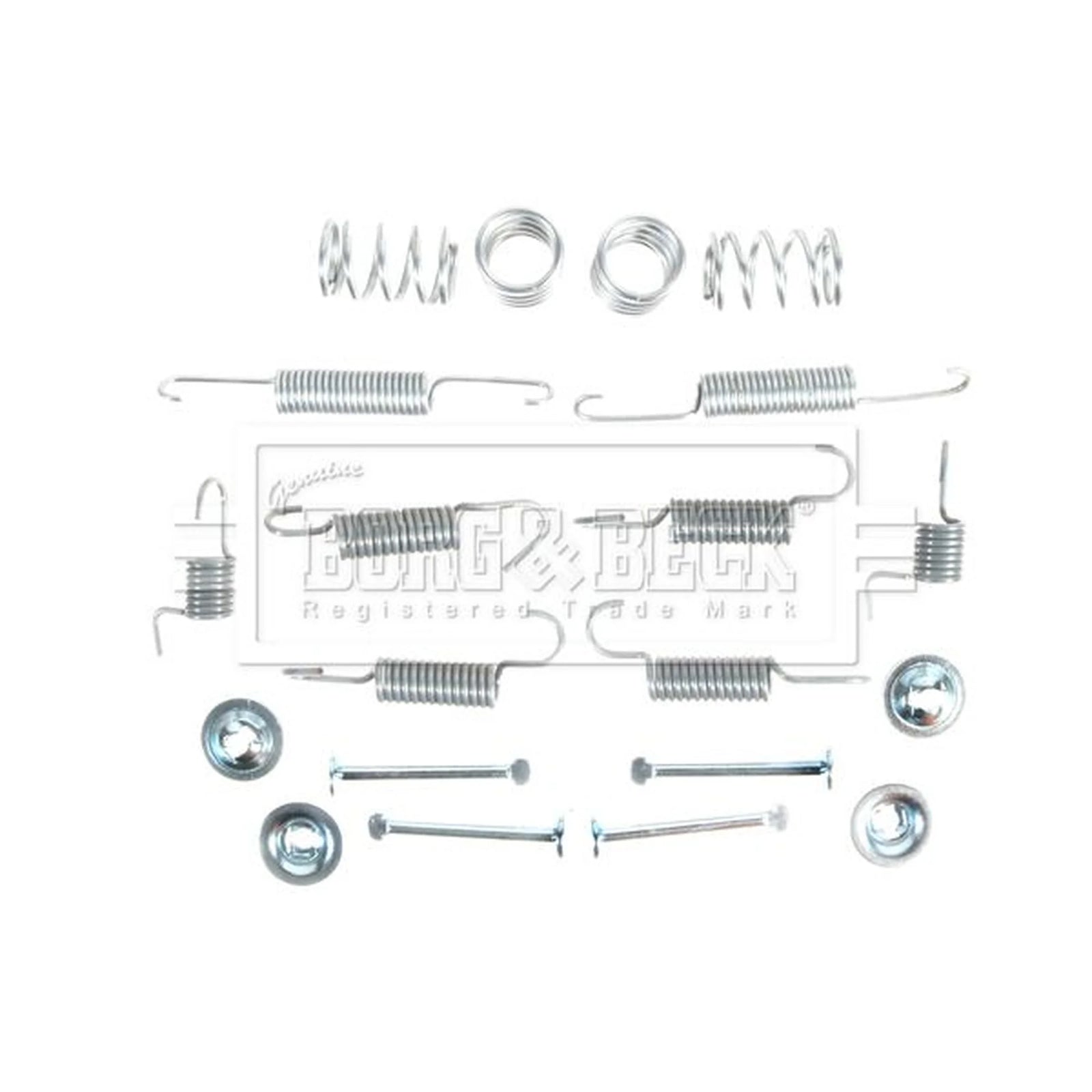 Borg & Beck Parking Brake Shoe Accessory Kit Rear BBK6313