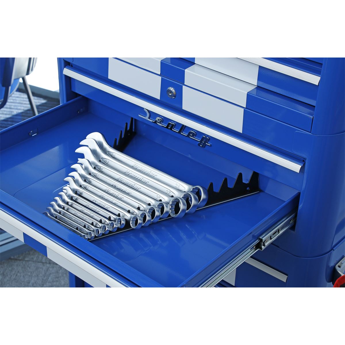 Sealey 2pc Sharks Teeth Tooth Spanner Rack Capacity 20 Spanners