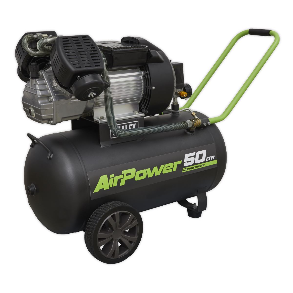 Sealey SAC5030VE Compressor 50ltr V-Twin Direct Drive 3hp