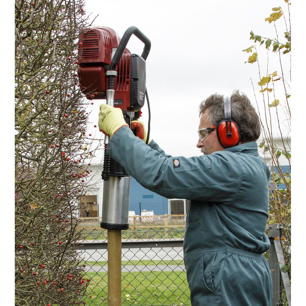 Sealey 2-Stroke Petrol Post Driver100mm PPD100