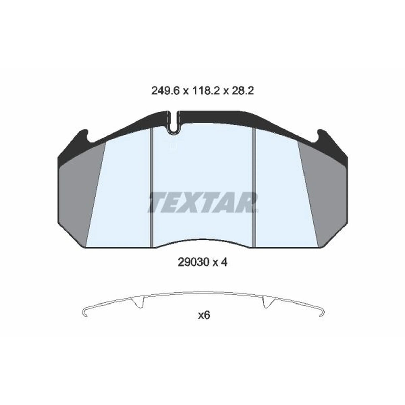 Textar Front Brake Pad Set 2903009