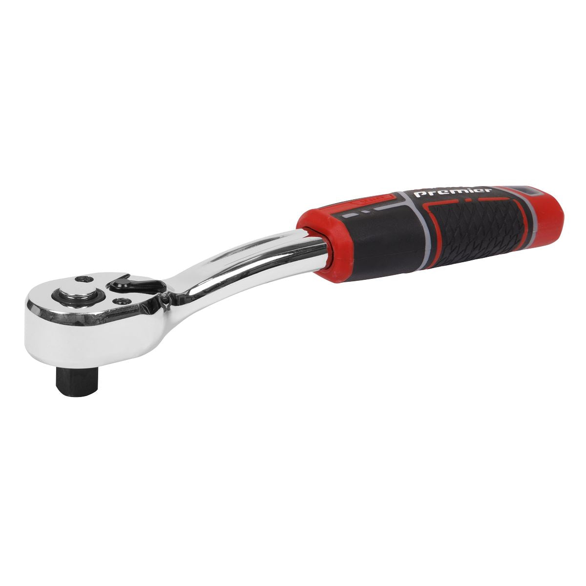 Premier Pear-Head Offset Ratchet Wrench with Flip Reverse 3/8"Sq Drive