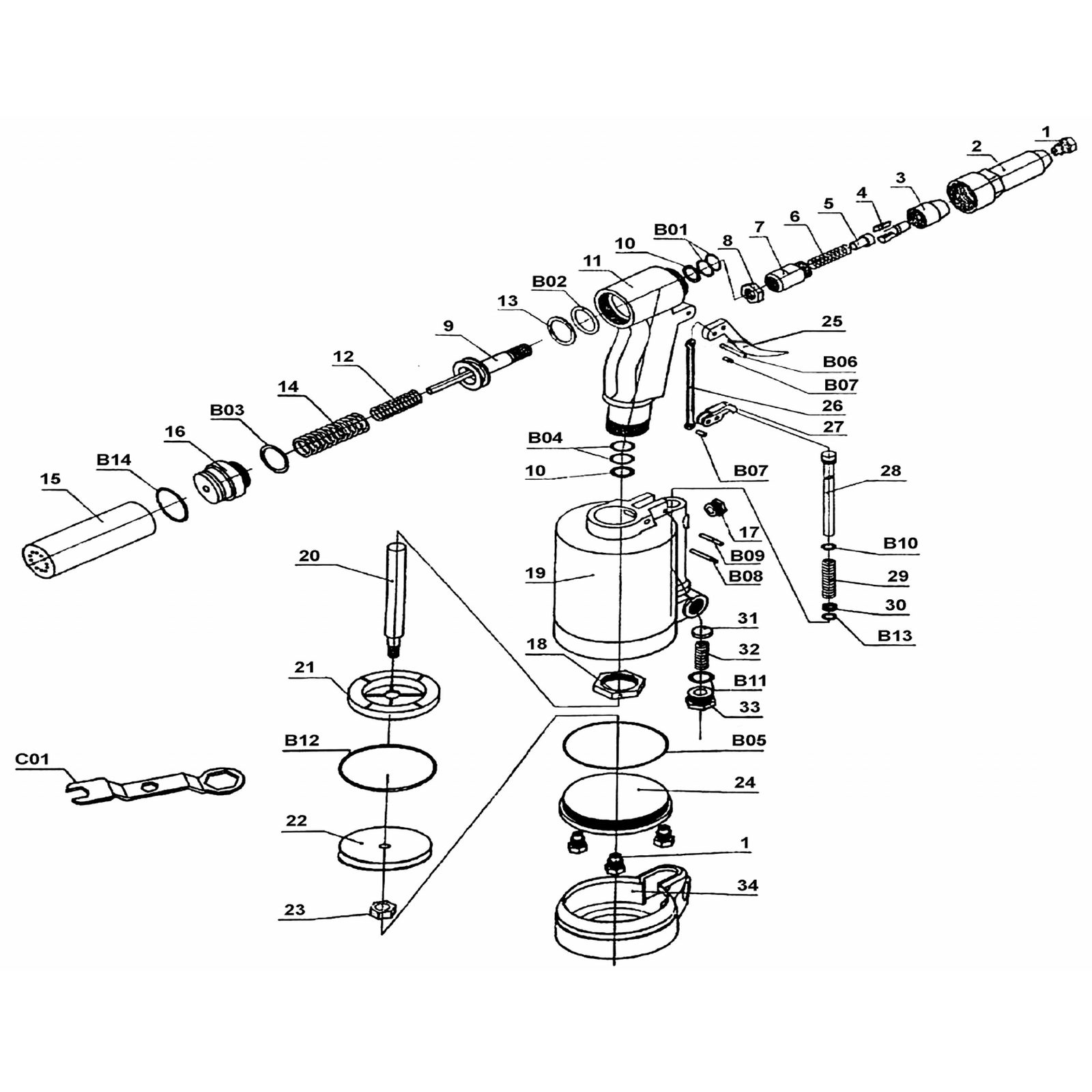 Sealey Bottle SA314.V5-15