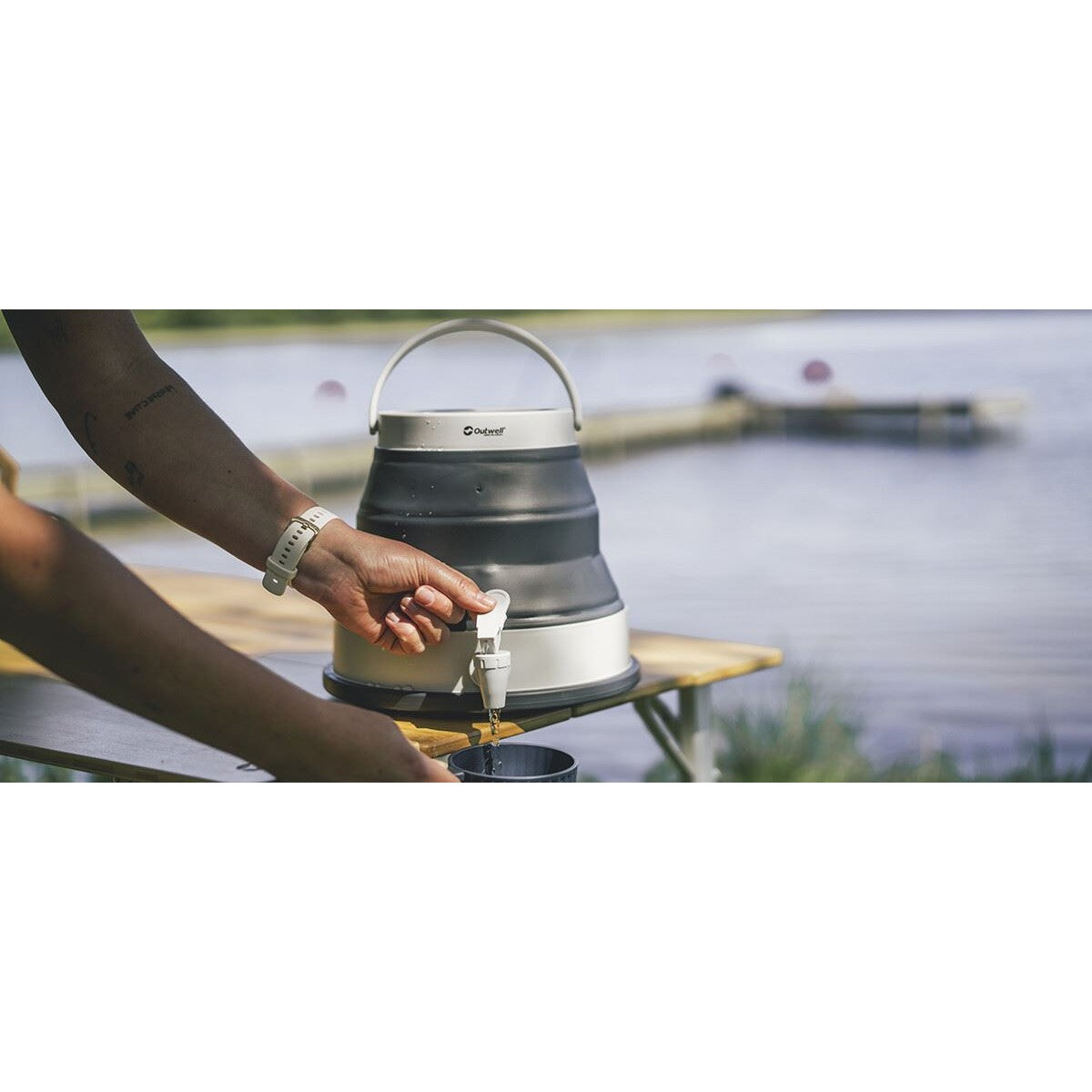 Outwell Collaps Water Carrier 6 L Navy Night Collapsible Camping