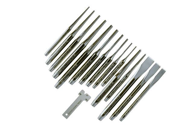Laser Punch & Chisel Set 16pc