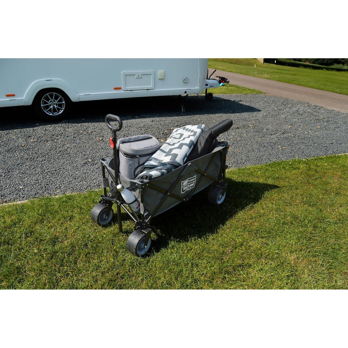 Maypole Easy Load Camping Cart XL Pull Along Trolley 150L Capacity
