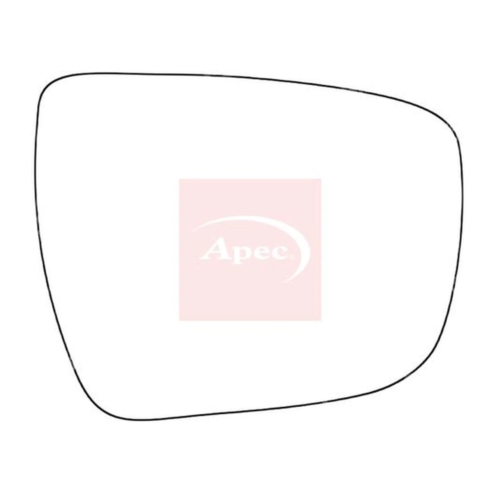 Apec Exterior Wing Mirror Glass Right AMS2660