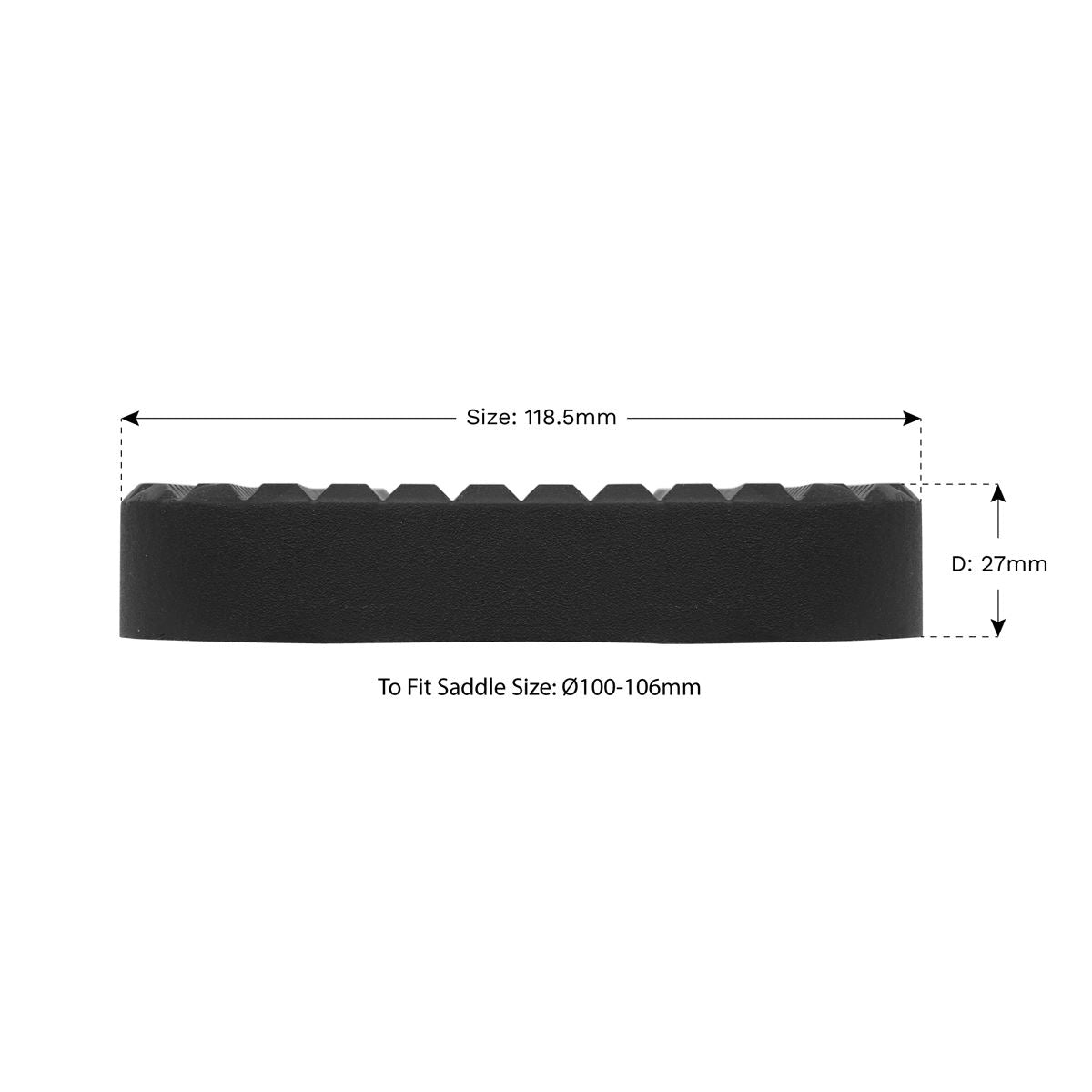 Sealey Safety Rubber Jack Pad Type A JP01