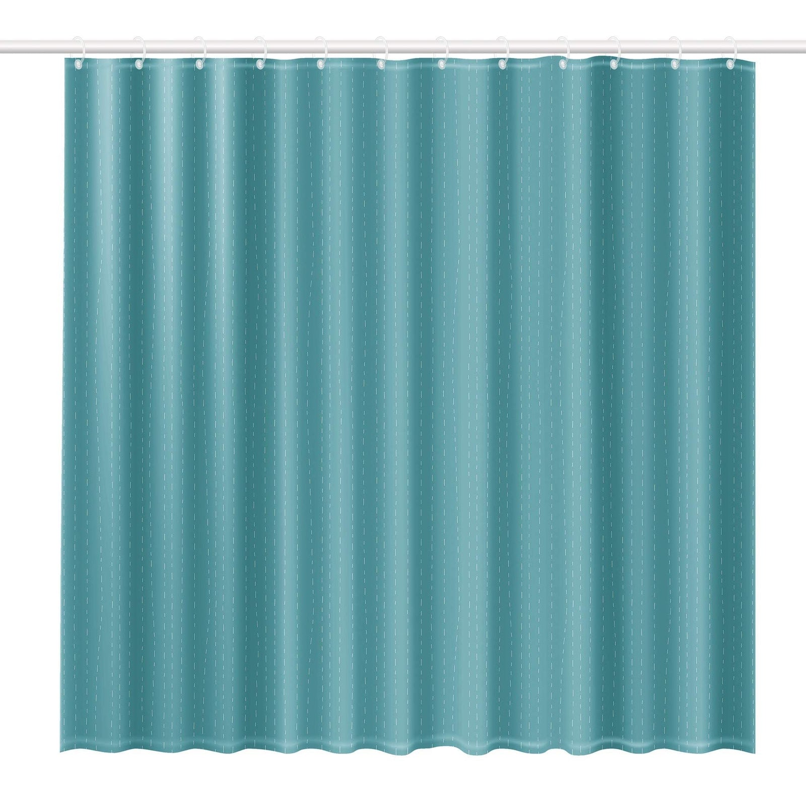 Shower Curtain Green Dash 2349