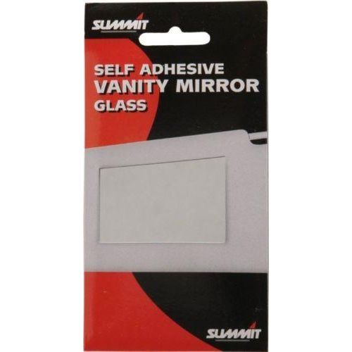 Car Vanity Mirror, Self Adhesive SUMMIT RV10 for Sun Visor Interior