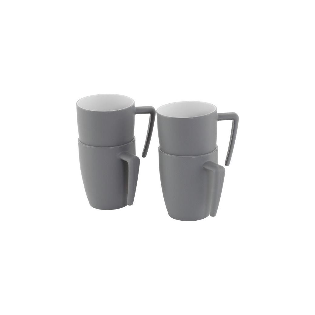 Outwell Gala 4 Person Camping  Mug Set Grey Mist