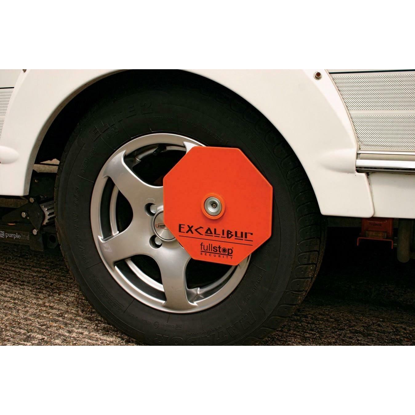 Purpleline Fullstop Excalibur High Security Receiver Wheel Lock Clamp Caravan