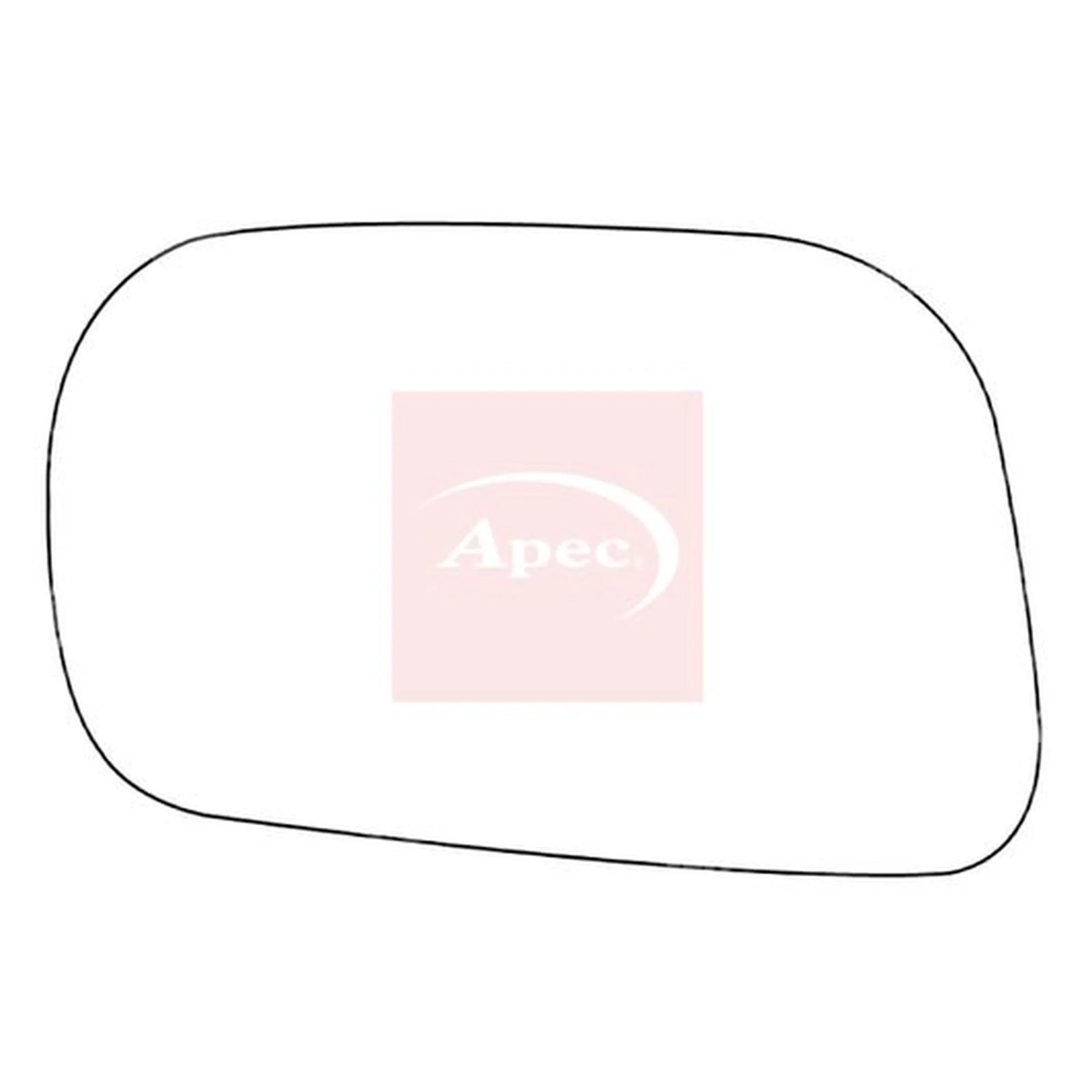 Apec Exterior Wing Mirror Glass Left AMS2689