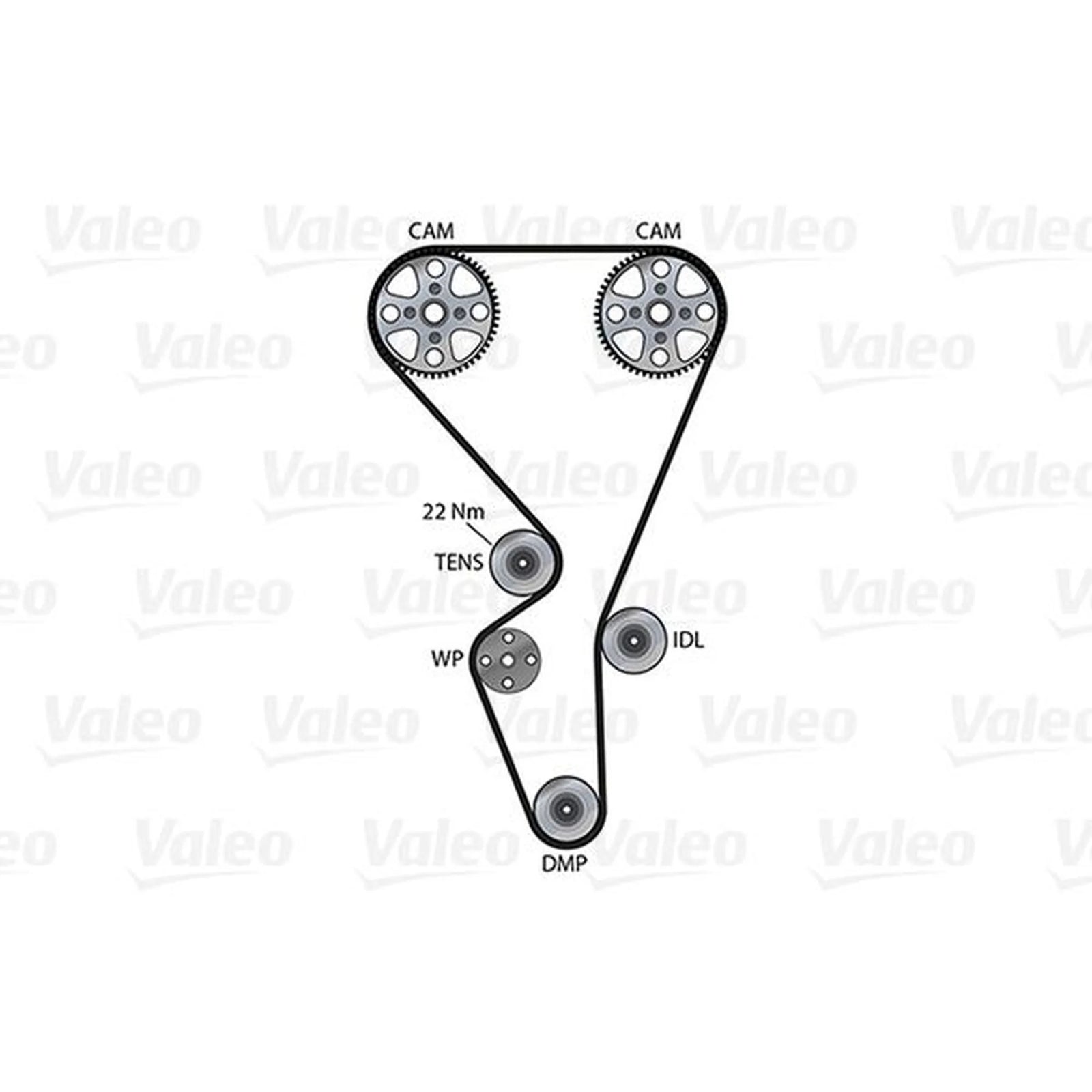 Valeo Timing Belt & Water Pump Kit 614569