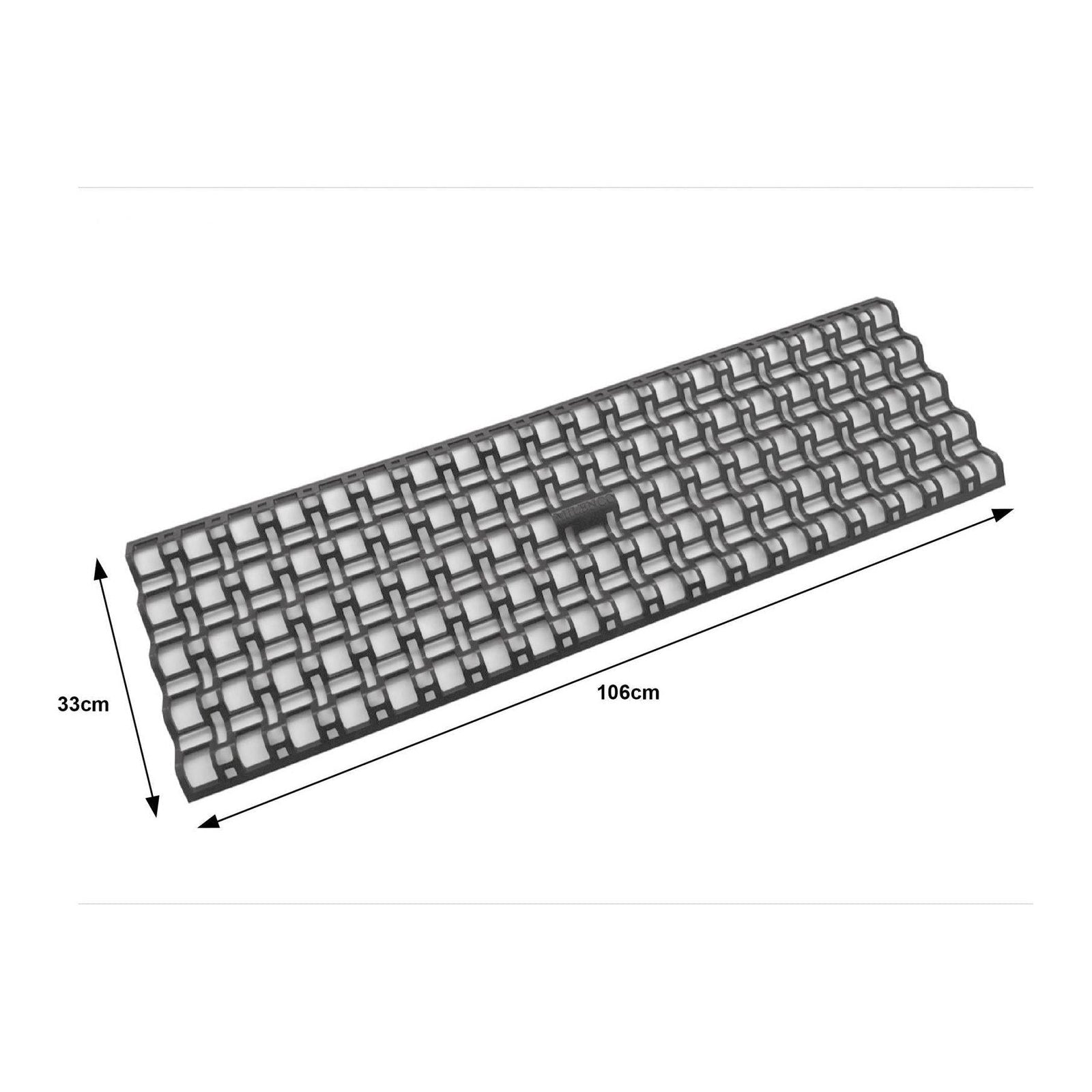 Milenco Giant Lattice Grip Mat Pair