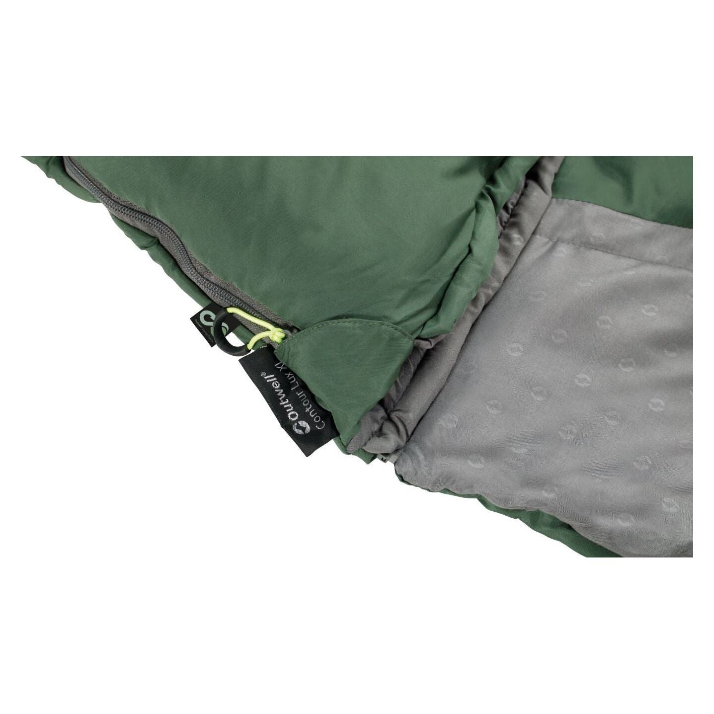 Outwell Contour Lux XL Sleeping Bag 3 Season Green