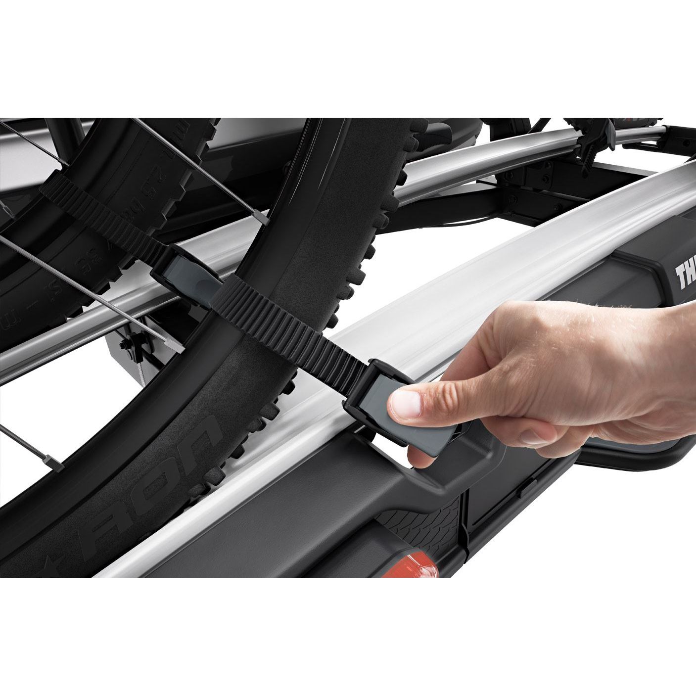 Thule VeloSpace XT two-bike platform towbar bike rack black/aluminium Towbar Bike Rack