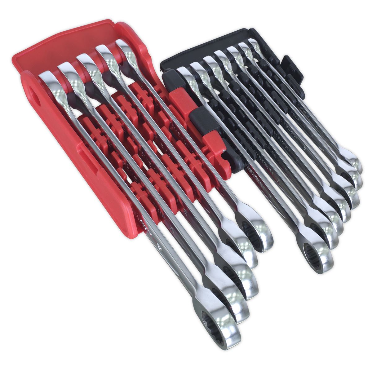 Sealey Ratchet Combination Spanner Set 12pc - Metric AK63922