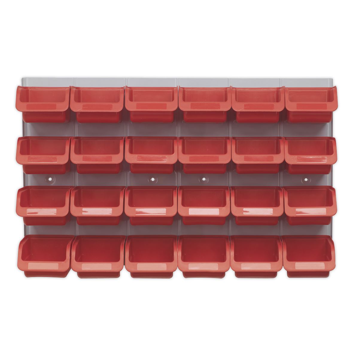 Sealey Bin & Panel Combination 24 Bins Red TPS130
