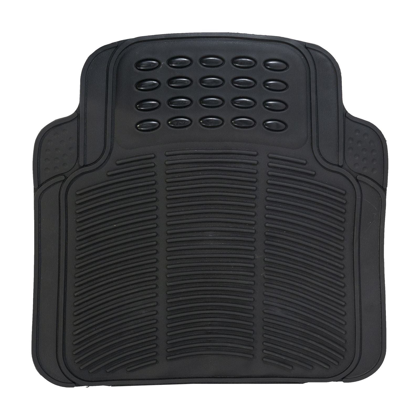 SS3601 UKB4C 4 Piece Heavy Duty Rubber All Terran Tray Style Car Van Mat Set