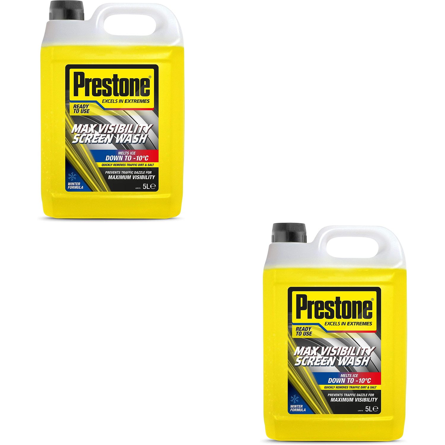 Prestone Windscreen Wash 5 Litre Max Visibility Winter Ready