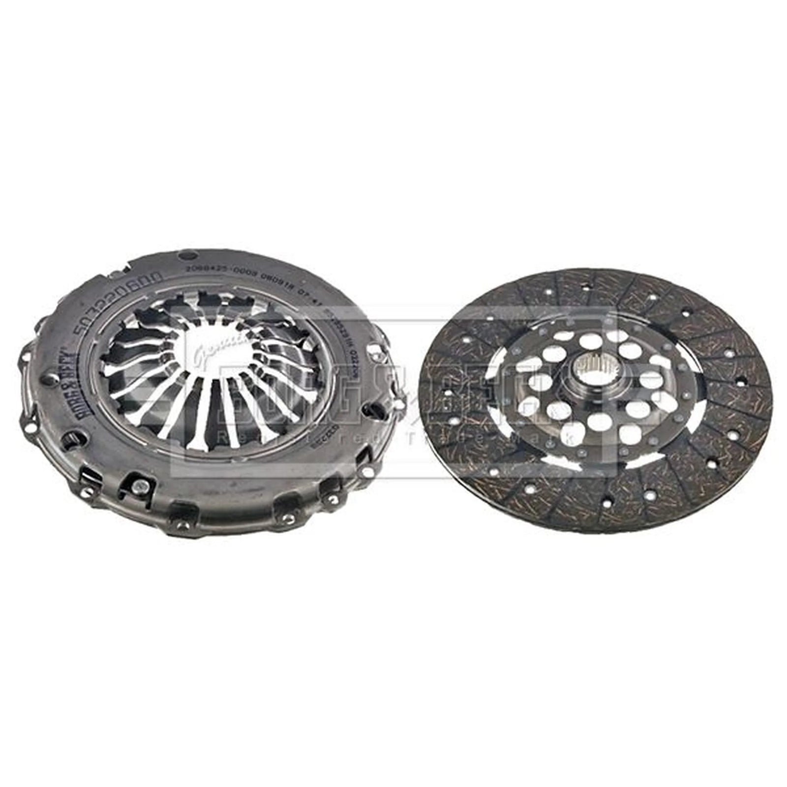 Borg & Beck Clutch Kit Set 3pc 218mm HK7334