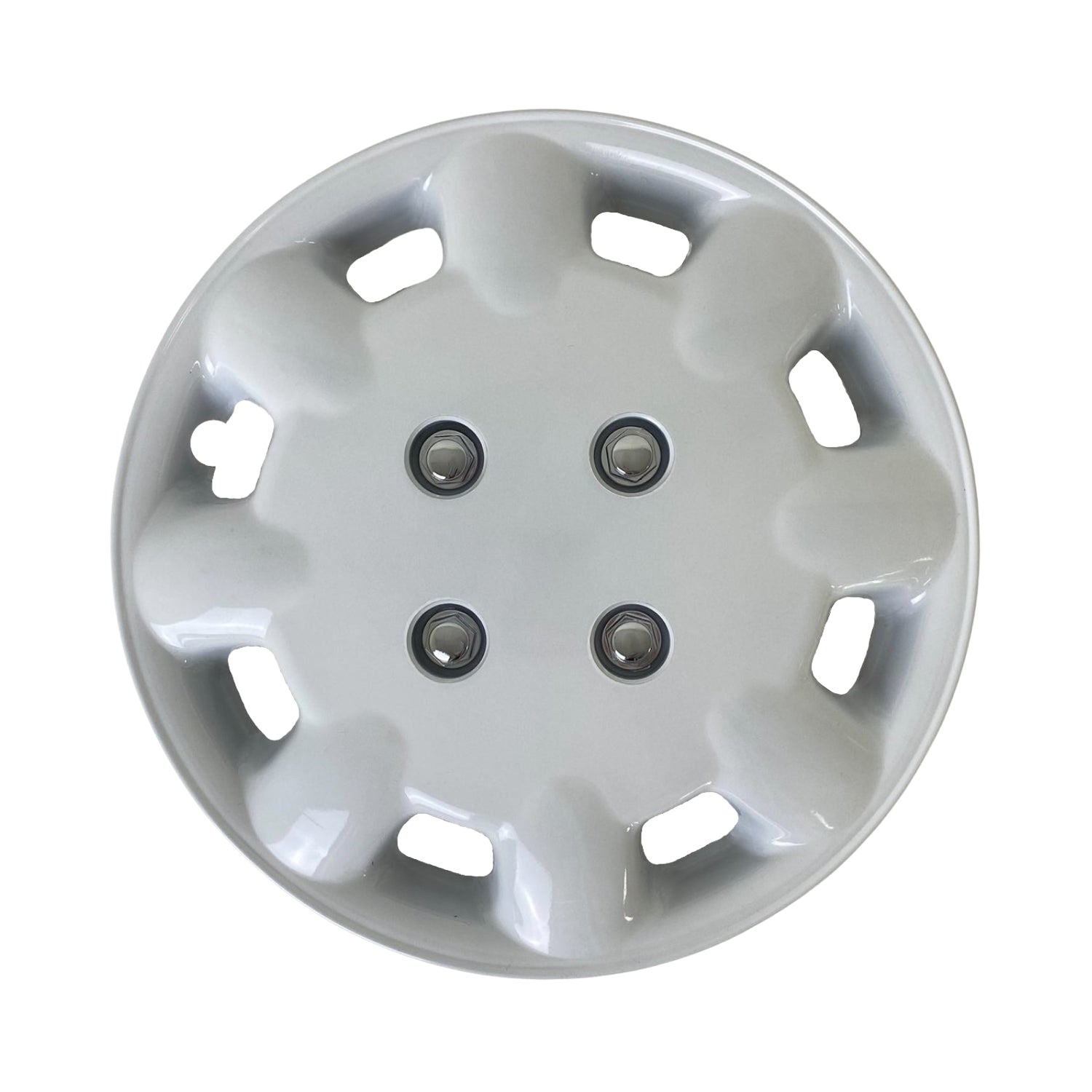 Milenco 333W White 13" Wheel Trims (Pair) – Fits 13-inch Caravan Wheels
