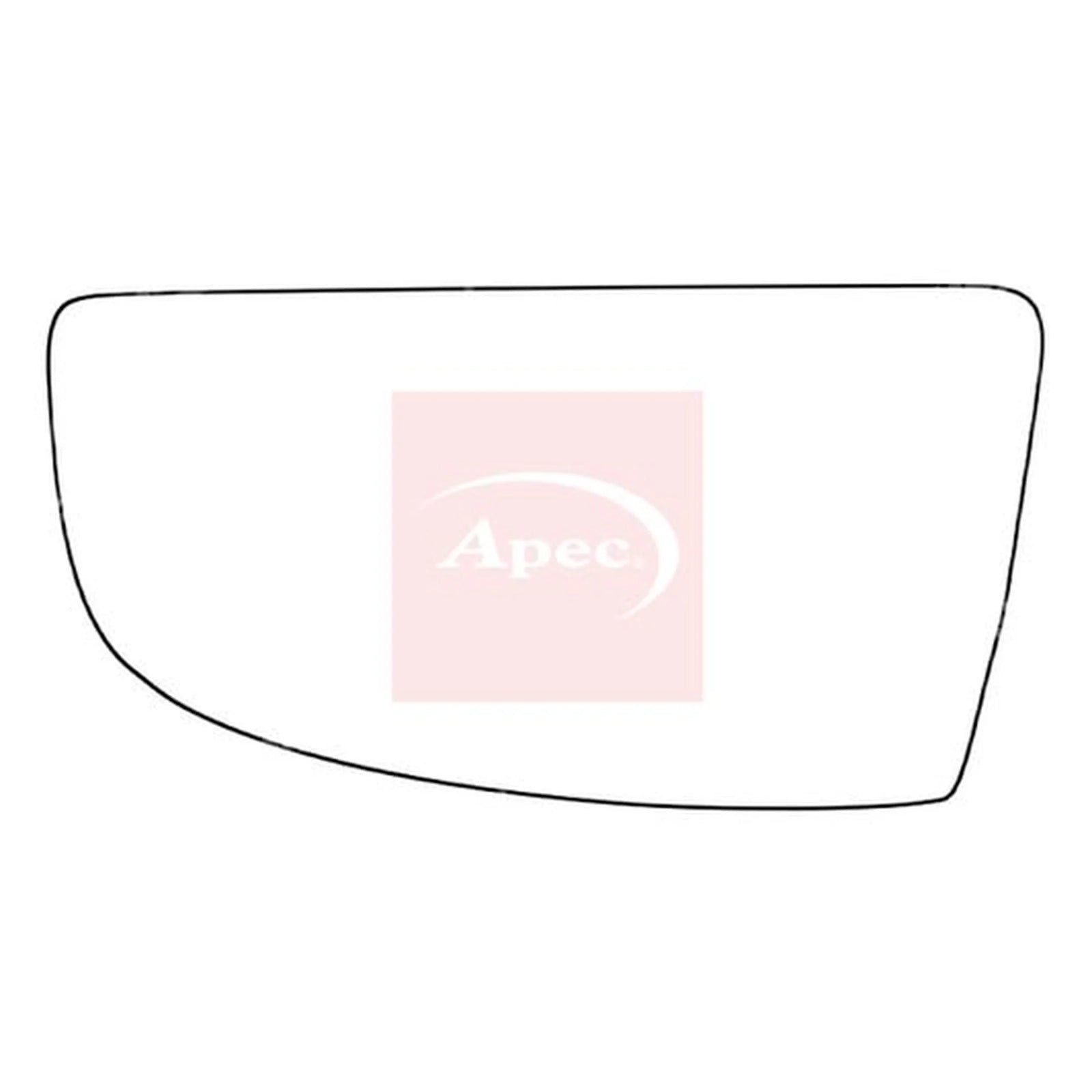 Apec Exterior Wing Mirror Glass Left AMS2025