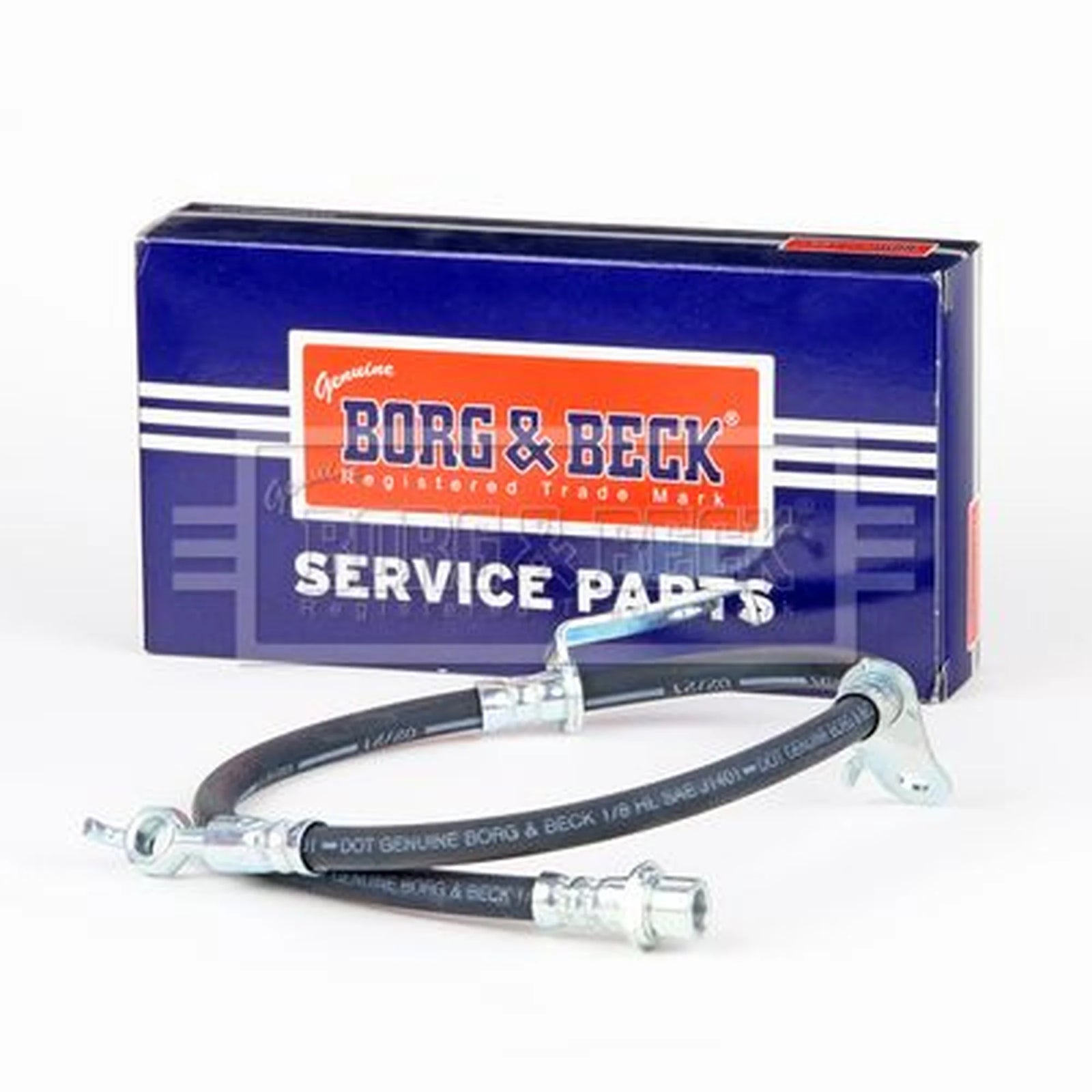 Borg & Beck Brake Hydraulic Hose Line Front Left BBH8107