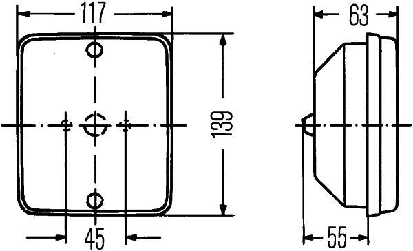Hella Reverse Light 2ZR 003 236-057