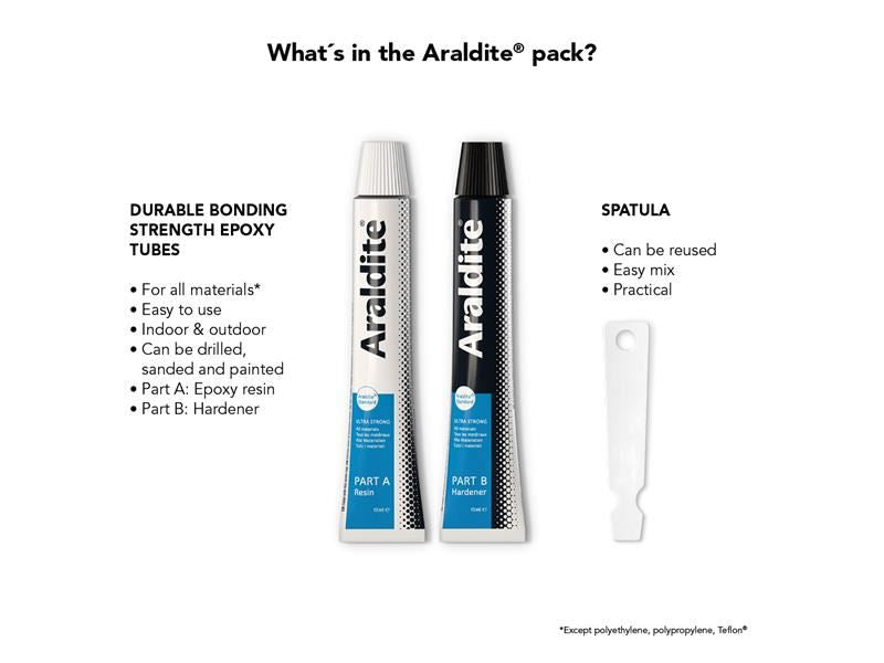 Araldite Standard Epoxy 2 x 15ml Tubes