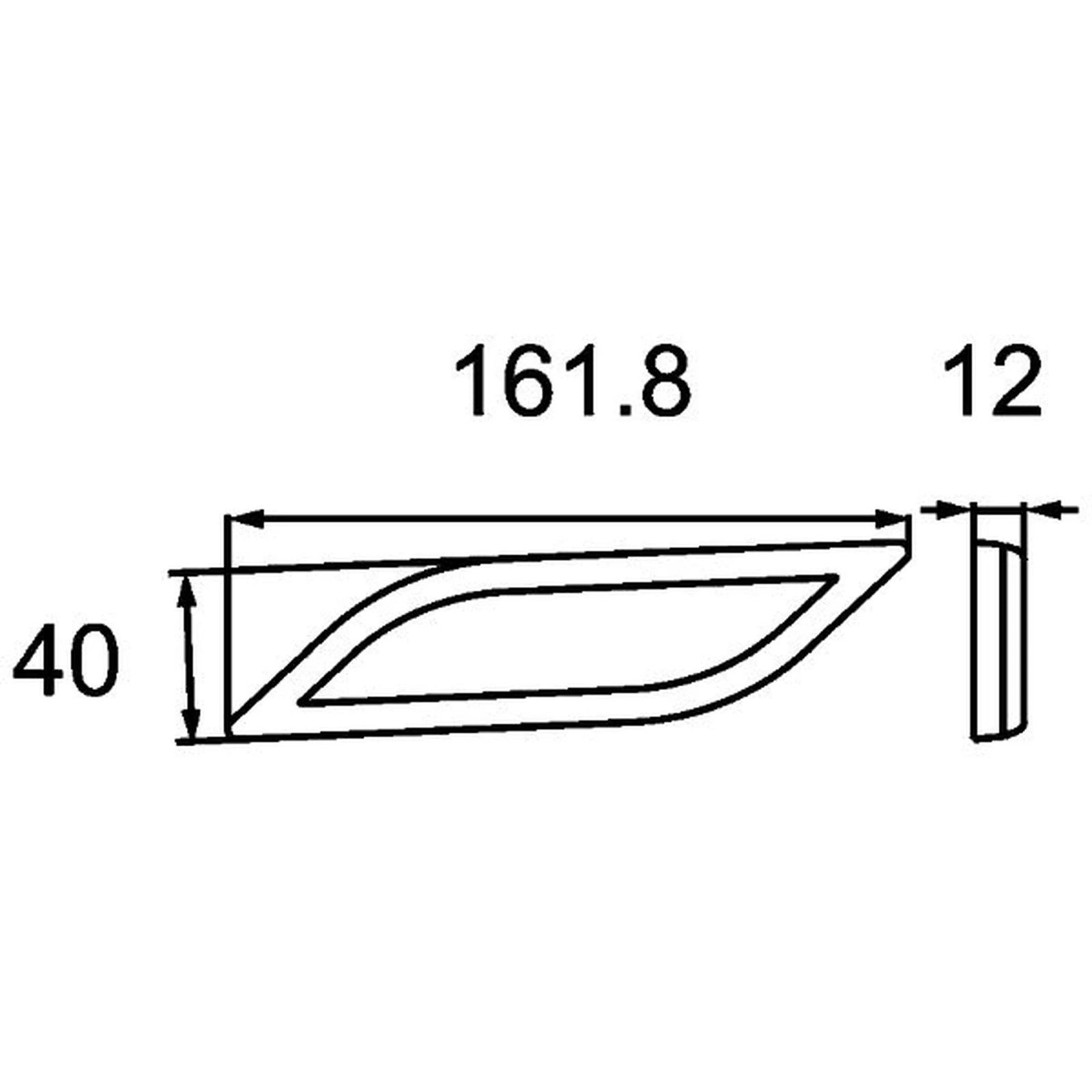 Hella Reflector Lateral Mounting yellow (amber) 8RA 013 347-031