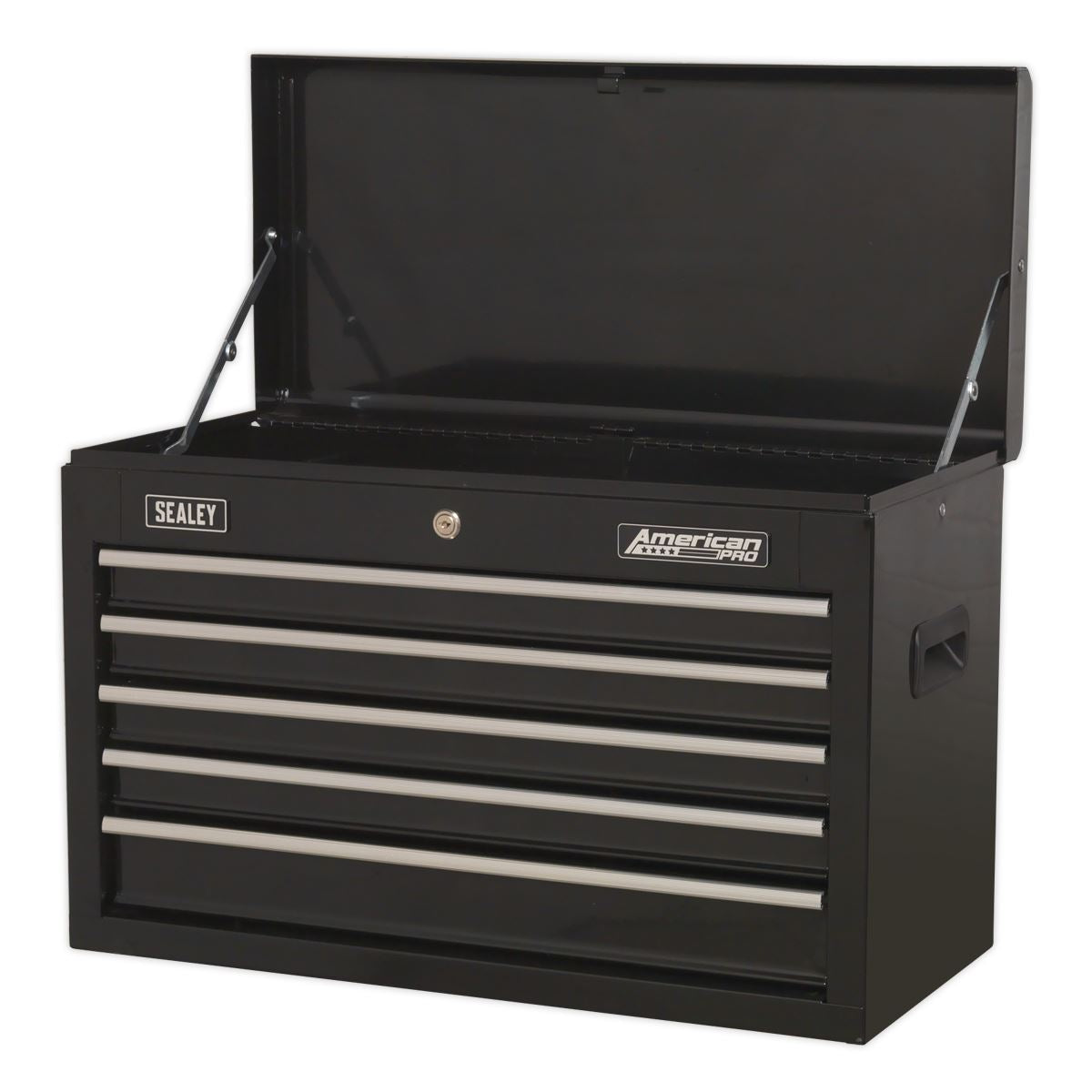 Sealey Topchest 5 Drawer with Ball-Bearing Slides - Black