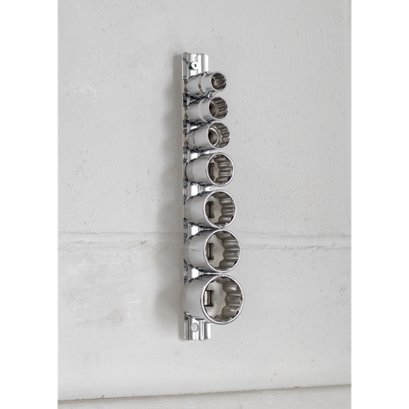 Sealey Socket Set 7pc 3/8"Sq Drive Whitworth AK2676