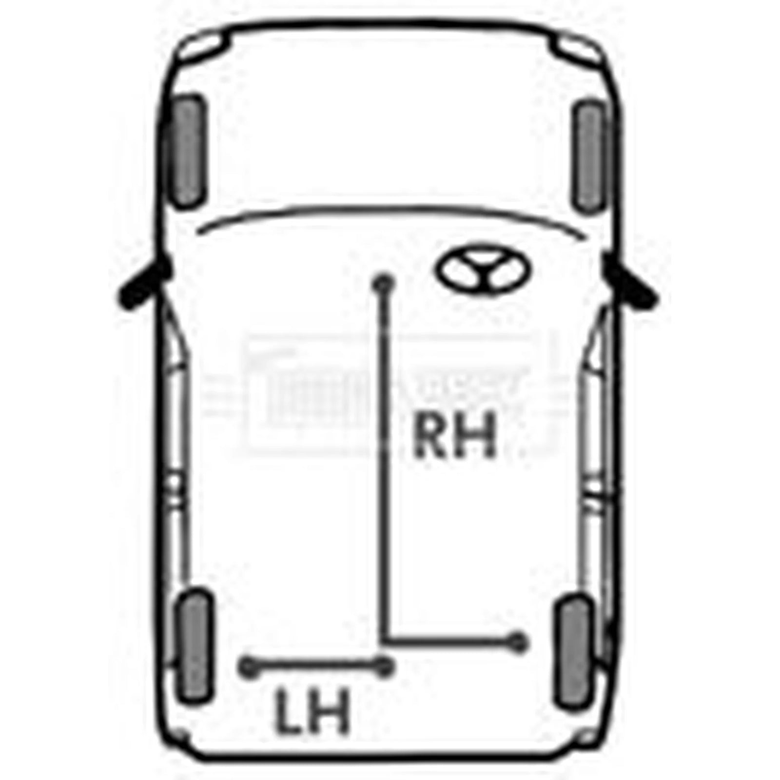 Borg & Beck Handbrake Cable Left Rear BKB1034