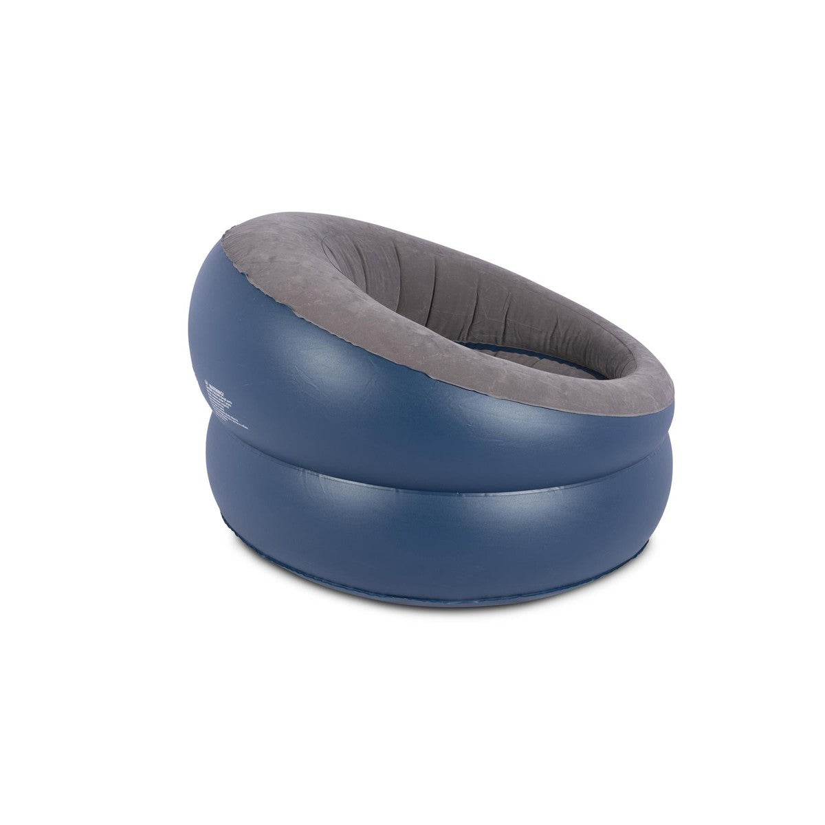 Vango Inflatable Donut Flocked Camping Chair Dark Blue